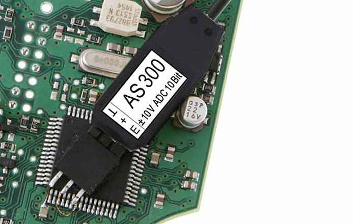 Anwendung mit optischem Sensor AS 300